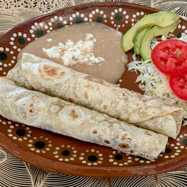 Fluta con Huevo y Chorizo