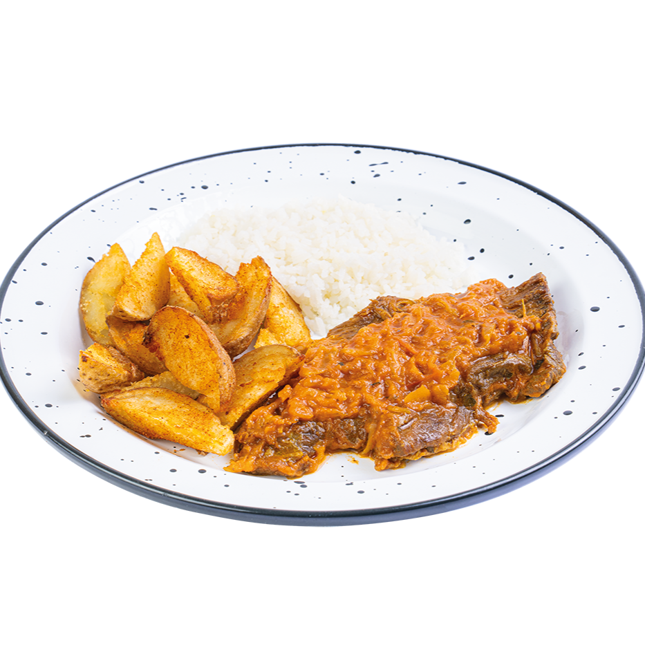 Sobrebarriga en Salsa Criolla