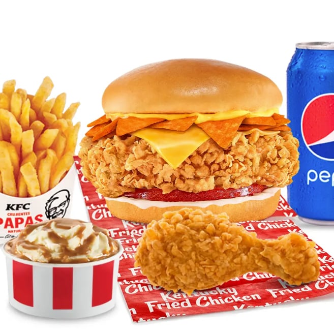 MegaCombo Doritos Burger + Pieza