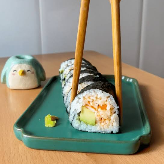 Filadelphia de camarón roll.