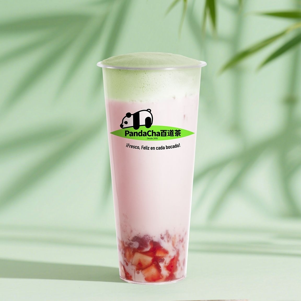 Mocha de Fresa 抹茶草莓牛乳