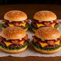 4 Hamburguesas Especiales