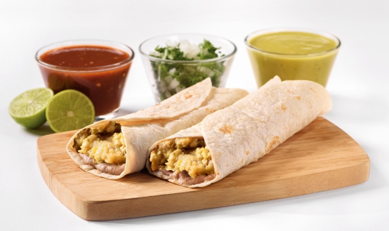 Burrito Chicharrón Salsa Roja