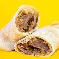 Burrito de milanesa de res