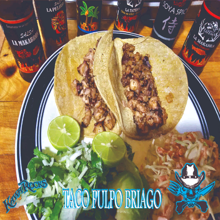 TACO PULPO KAWA (AL AJILLO)