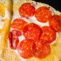 Crepa Queso Manchego + Pepperoni