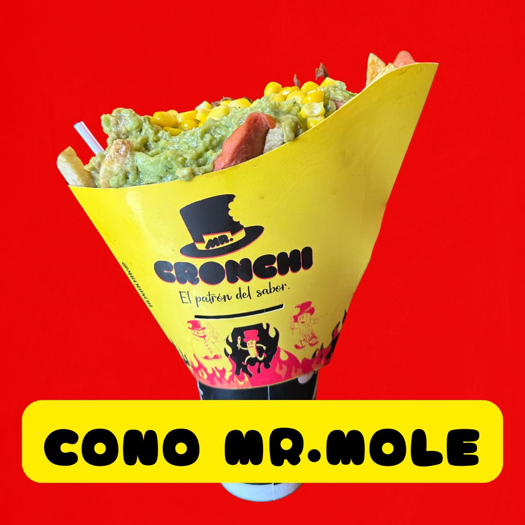 Cono Mr Mole + gaseosa 16 onz