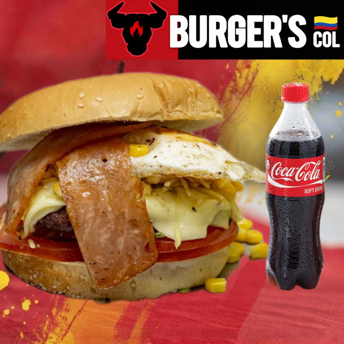 COMBO BURGER HOUSE + GASEOSA ⭐.