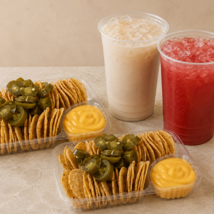 Combo de 2 charolas de nachos y 2 Litros de Agua