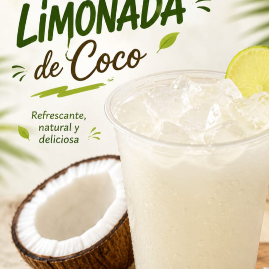 Limonada de coco 12 onzas