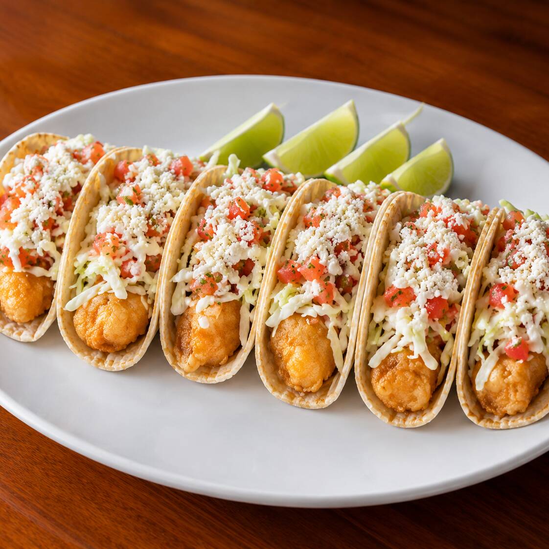 Combo 6 Tacos de Camarón y Pescado Capeados