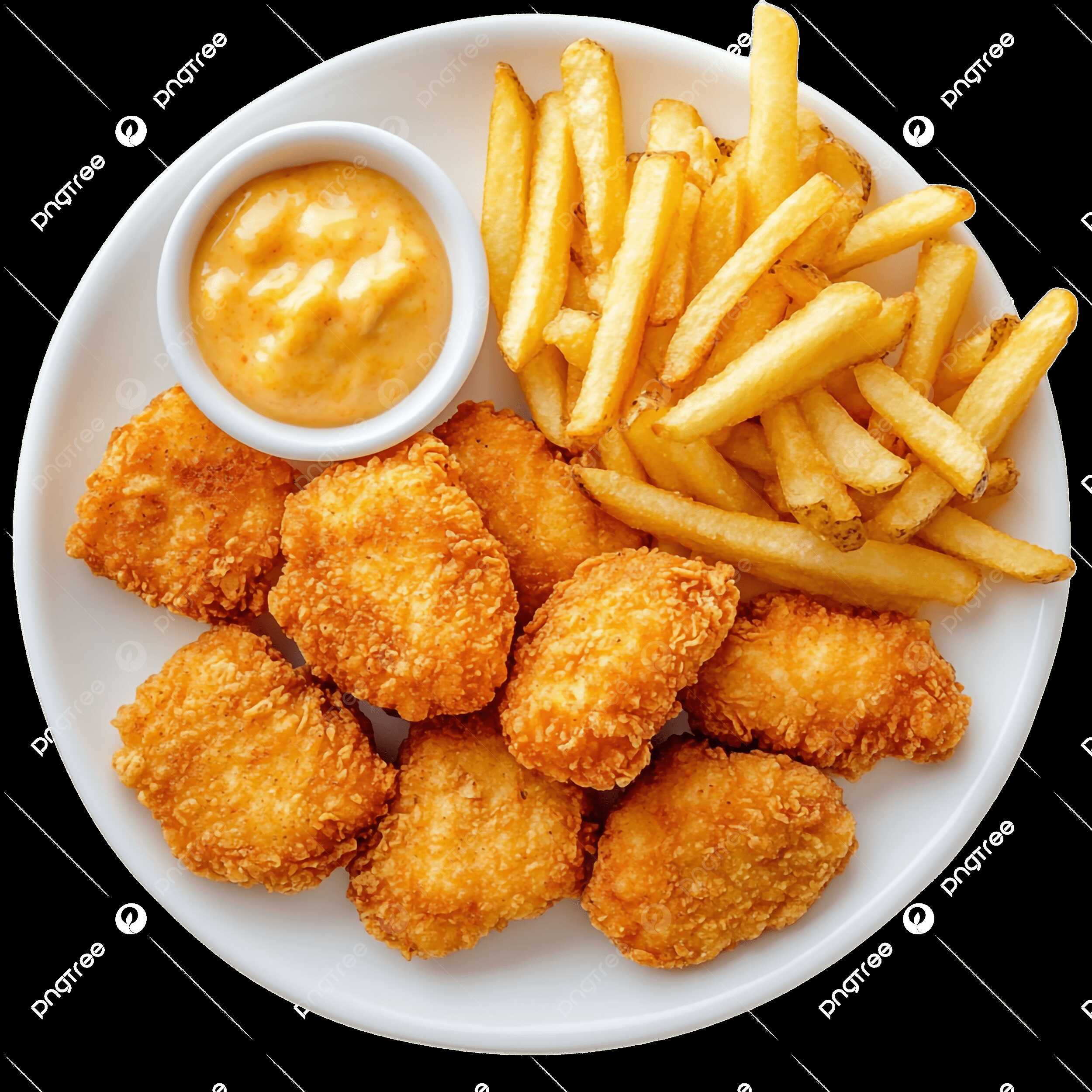 Nuggets de Pollo con Papas
