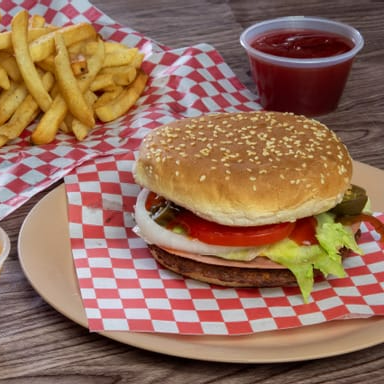 Hamburguesa con Papas