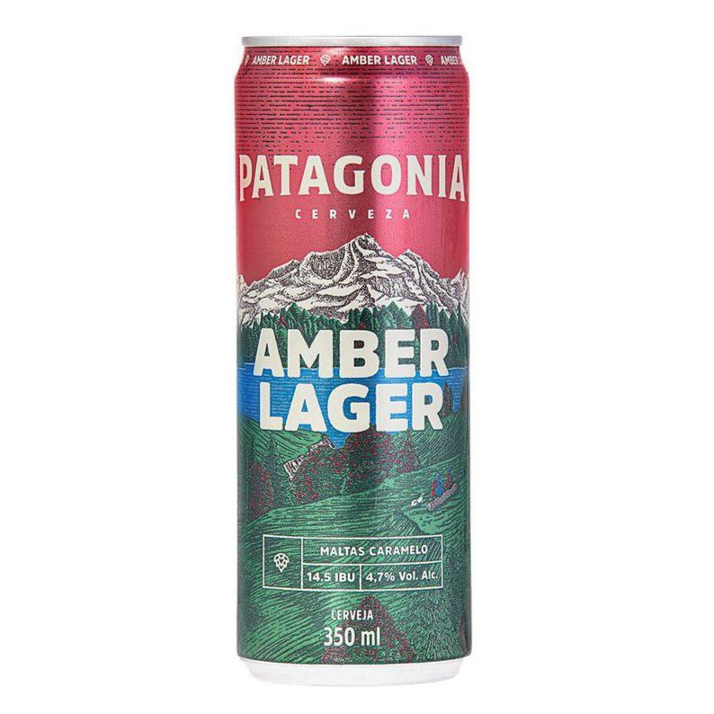 Bebida Cerveja Argentina Patagonia Amber Lager 350ml