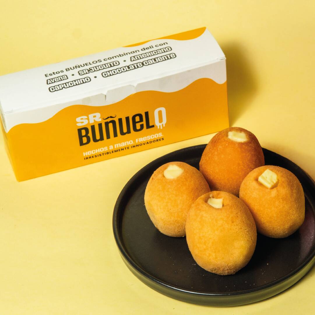 Caja X 4 Buñuelos Queso