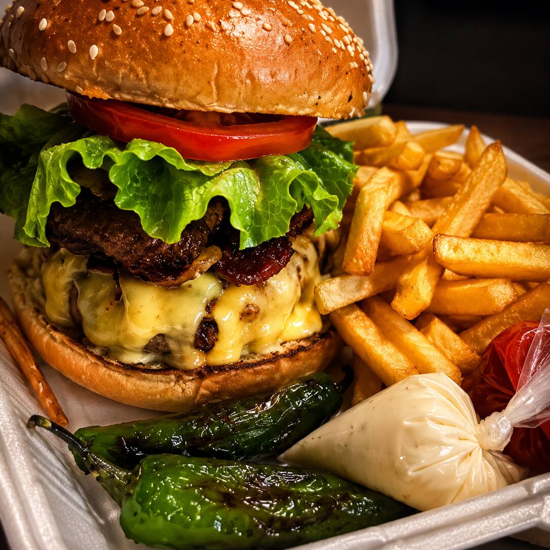 HAMBURGUESA DE SIRLON/ COMBO