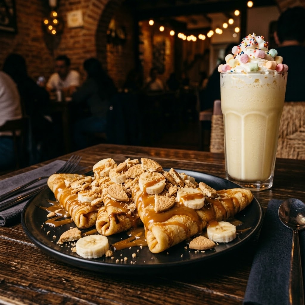 Combo Crepa Cajeta + Malteada