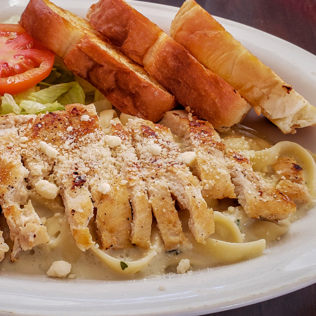 Fettucine con pechuga