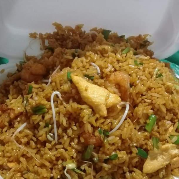 Arroz con Pollo y Camarones