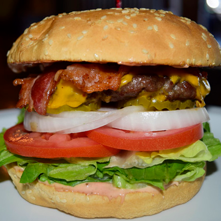 Combo Bacon Cheese Burger + Papas a La Francesa