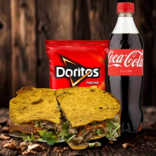 Combo #3 (Quesabirria+Papitas+Bebida) ⭐
