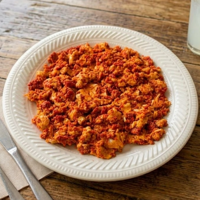 Huevos con Chorizo