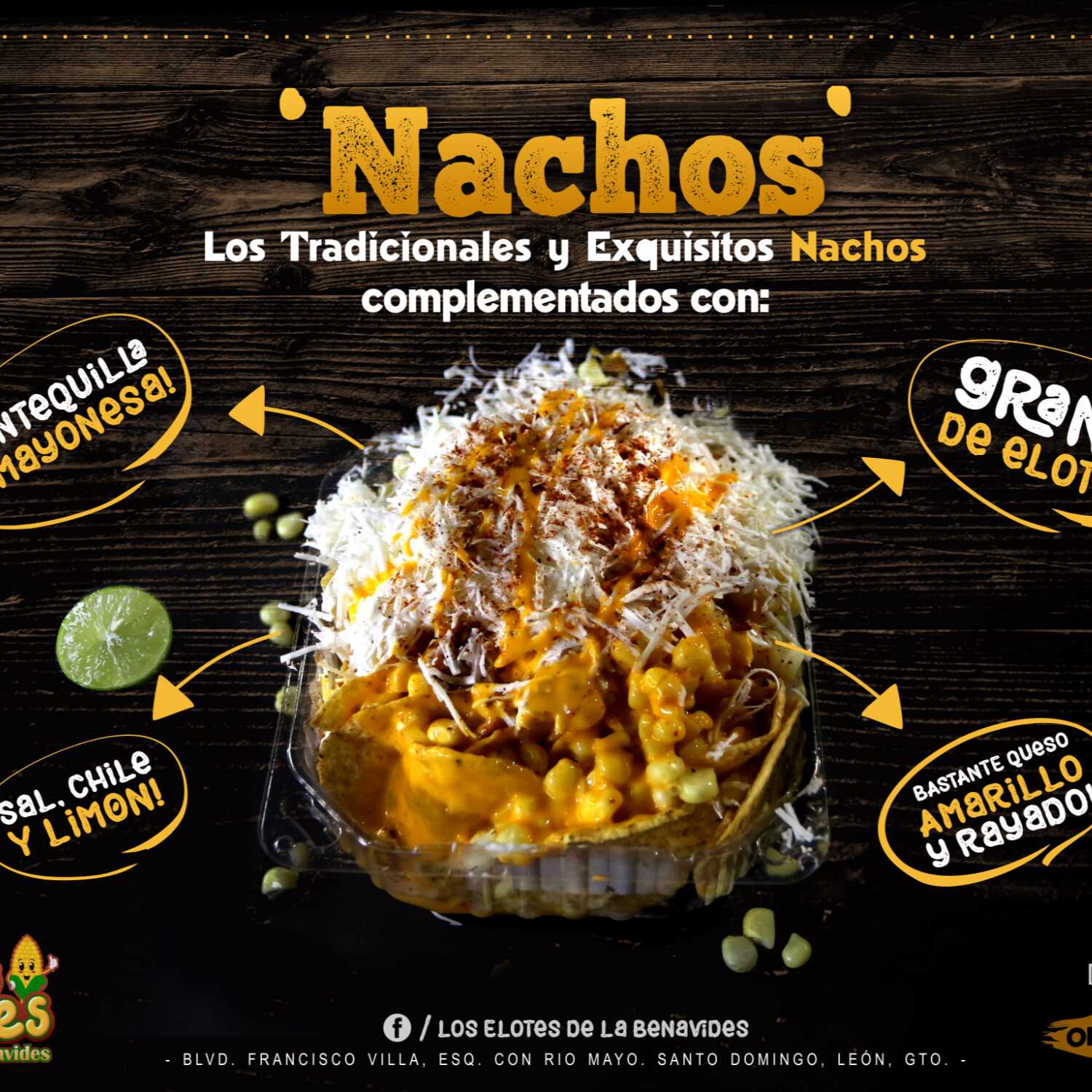 Nachos con Elote