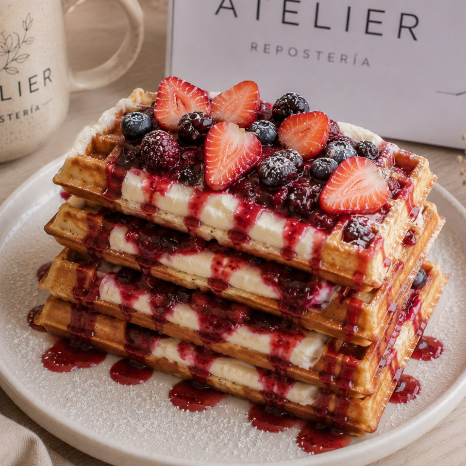 Berry Cheesecake Waffle