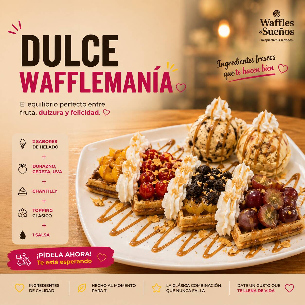 DULCE WAFFLEMANÍA