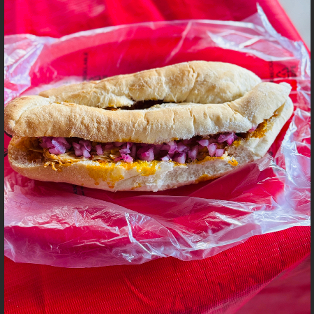 Torta de Cochinita con Pan Frances