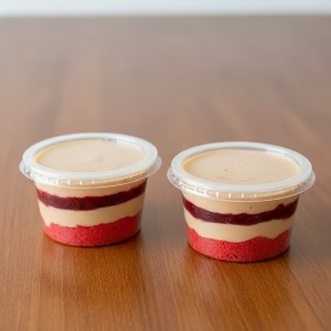 Massa Red velvet, brigadeiro de Ninho e geleia de morango artesanal