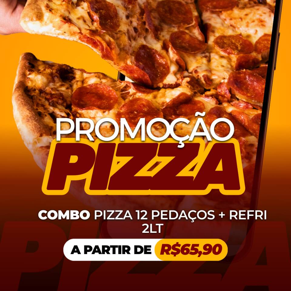 PIZZA + REFRIGERANTE 2LT