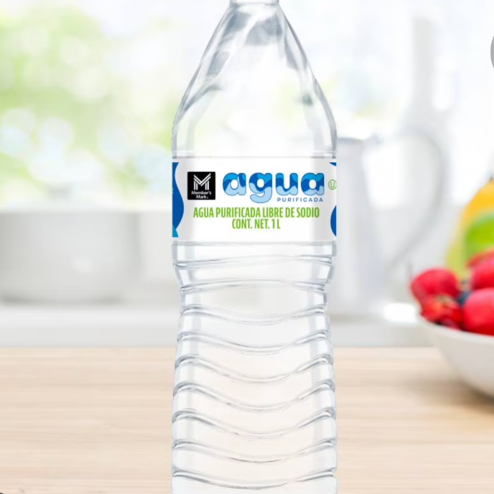 Agua Purificada Members Mark 1 Litro