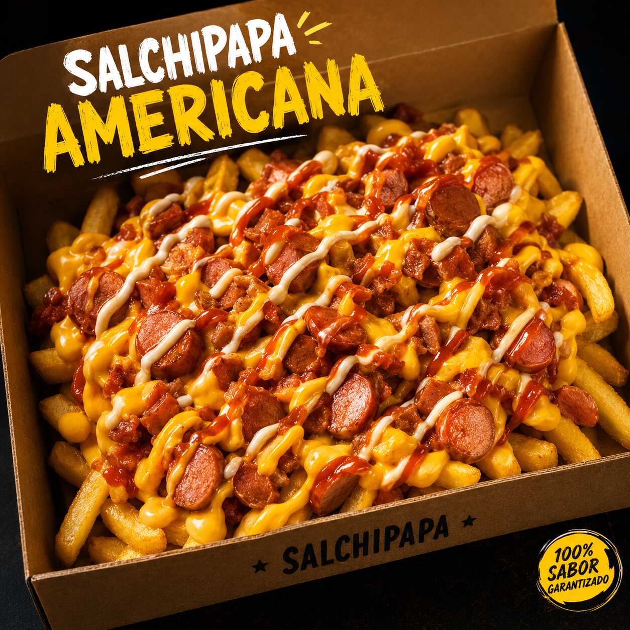 Super salchipapa Americana*