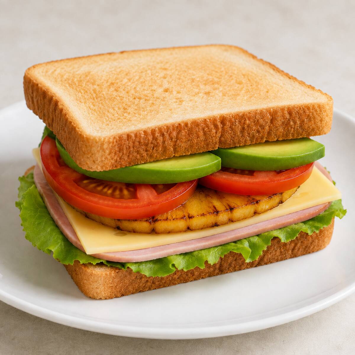 Sándwich Hawaiano