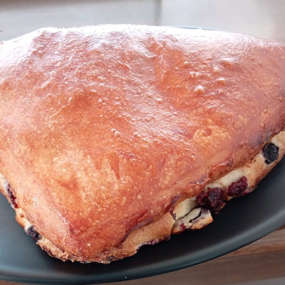 Scone de queso crema y blueberry