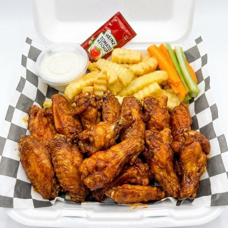20 Alitas más Papas 150 g