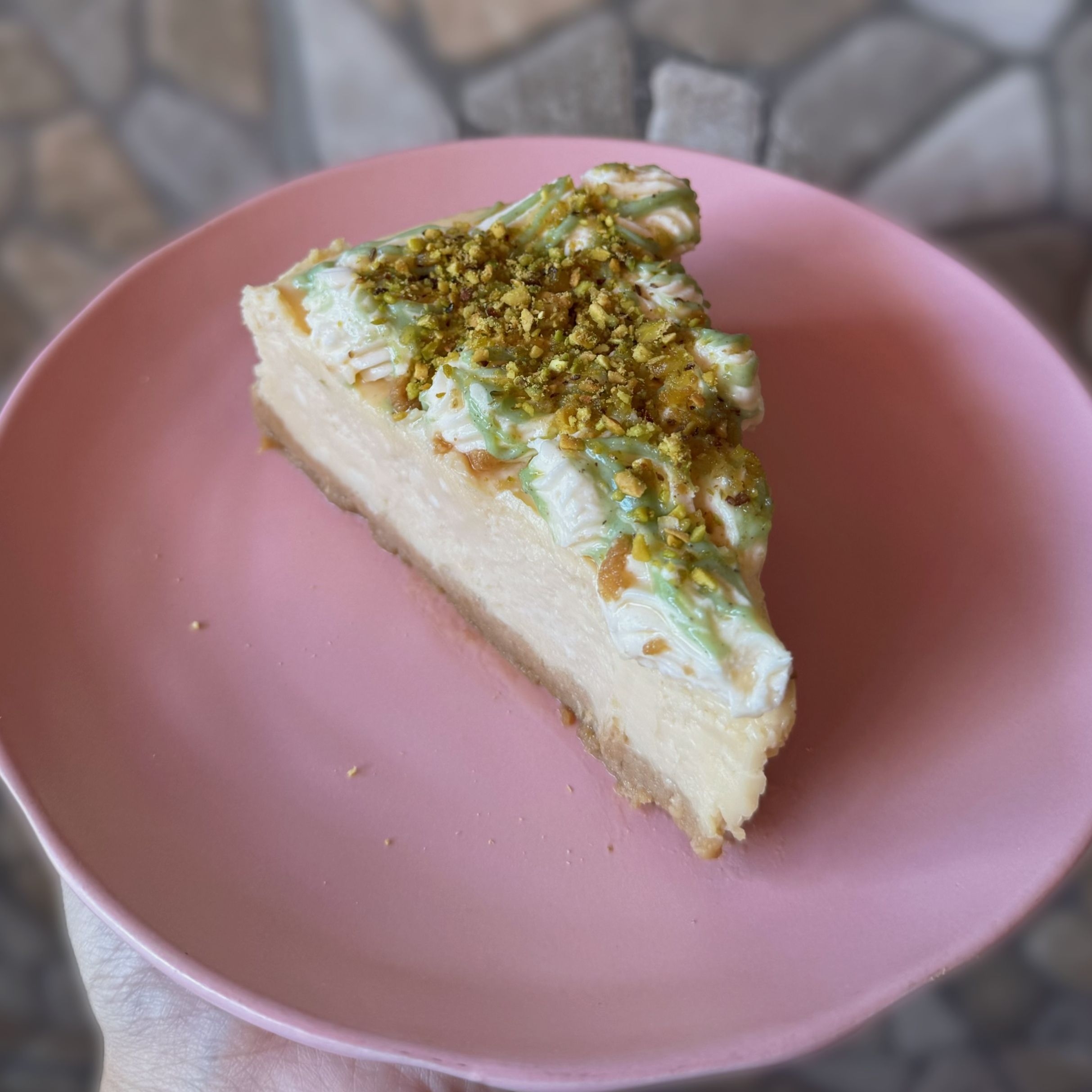 Cheesecake de Pistache