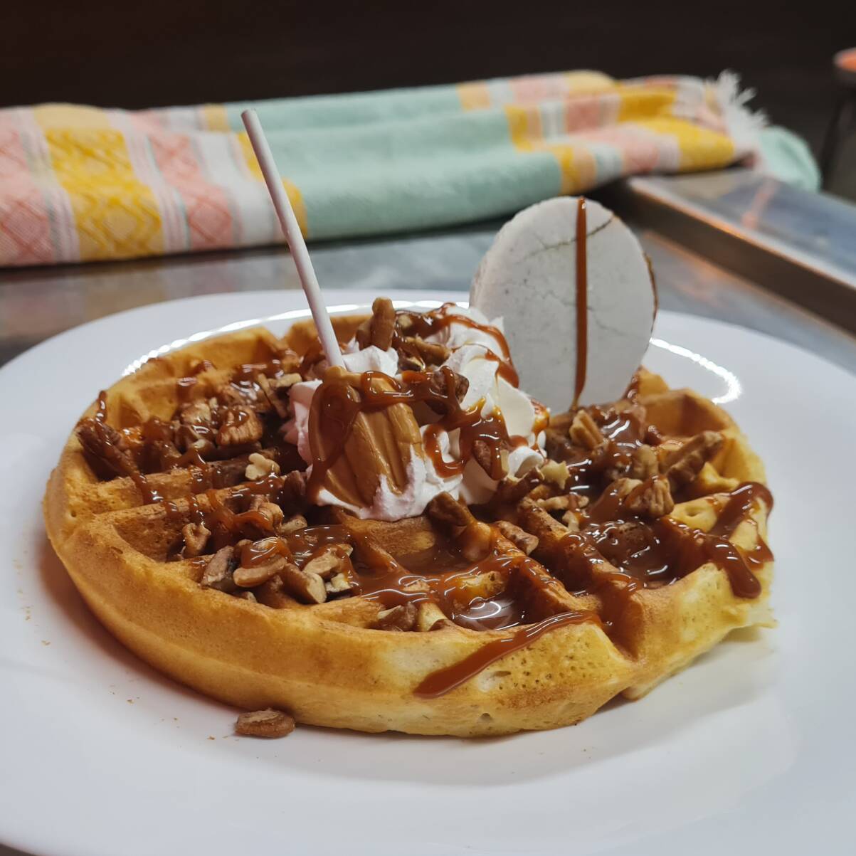 Waffle Dulce de Leche