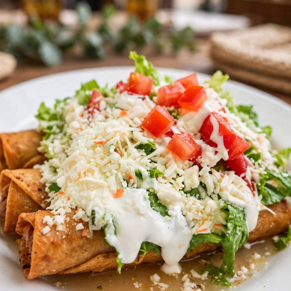 Tacos Dorados con Alma