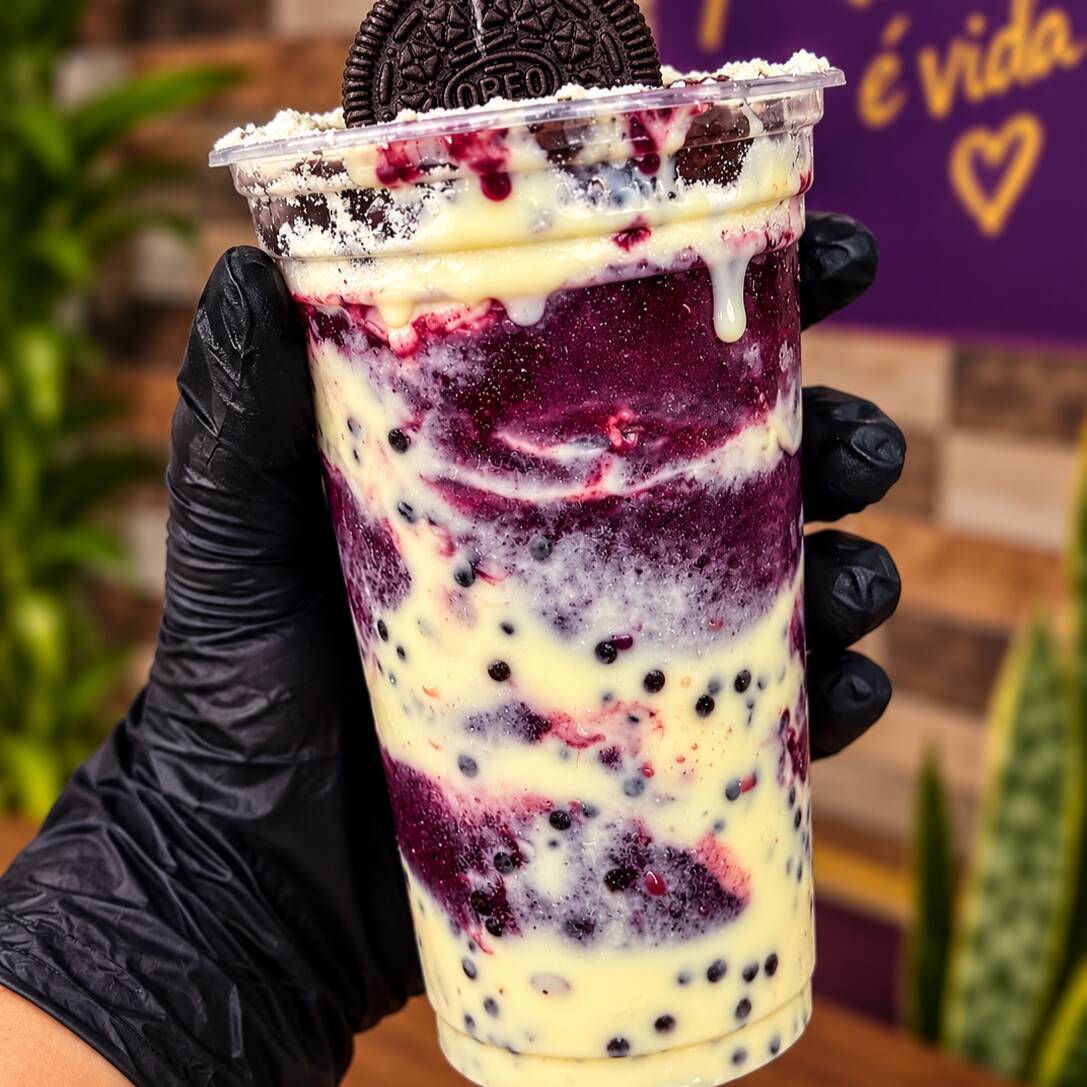 MARAVILHOSO OREO COM NINHO , LEITE EM PO E OREO TRITURAO E O MELHOR ACAI DA REGIAO