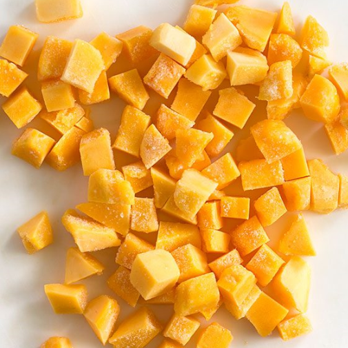 Mangos Congelados con Nuestra Crema de la Casa