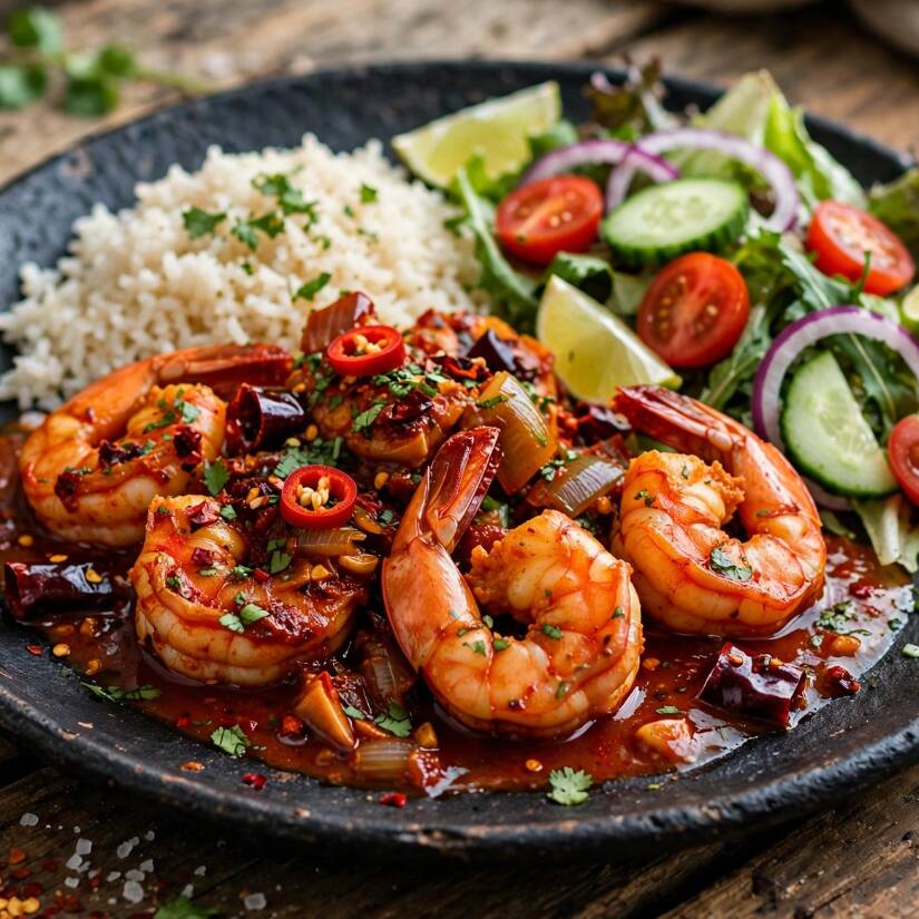 Camarones a la Diabla