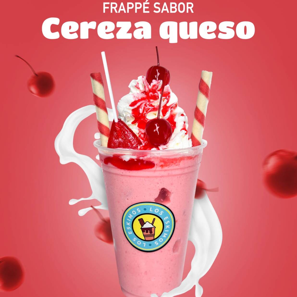 Frappé de Cerezas con Queso