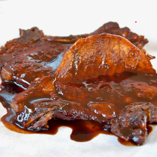 Chuleta de Cerdo en Salsa de la Casa