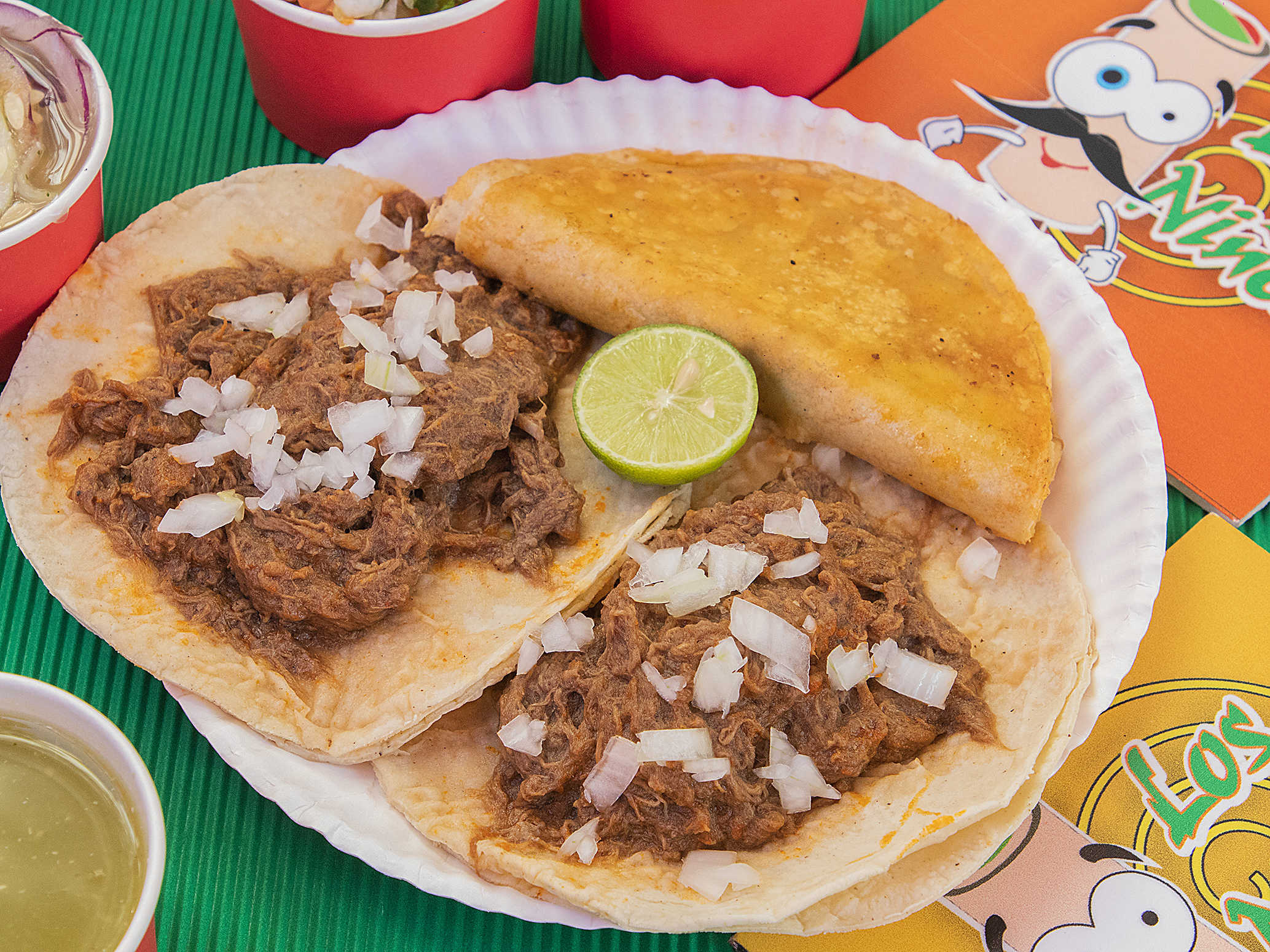 Taco Blando de Barbacoa