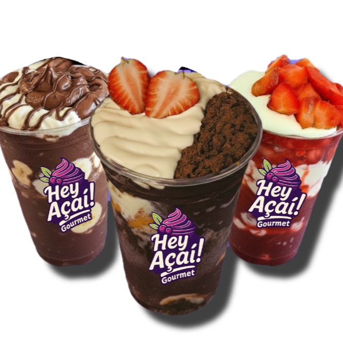 4 copos 400ml - com adicionais ouro branco+mousse de ninho em cada um deles.