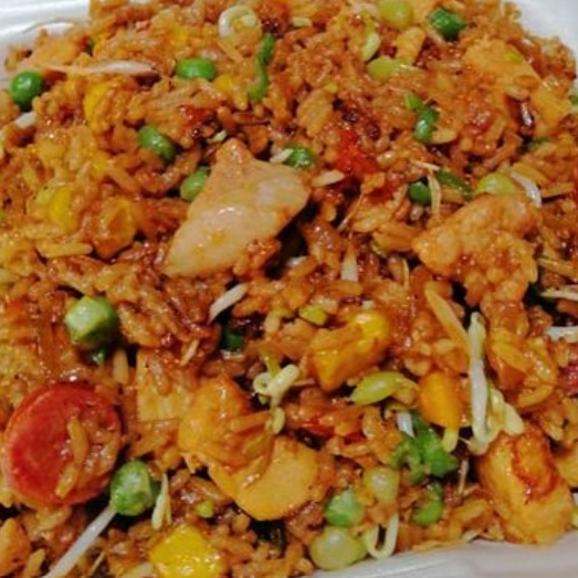 Arroz mixto + Ensalada + Refresco (natural)