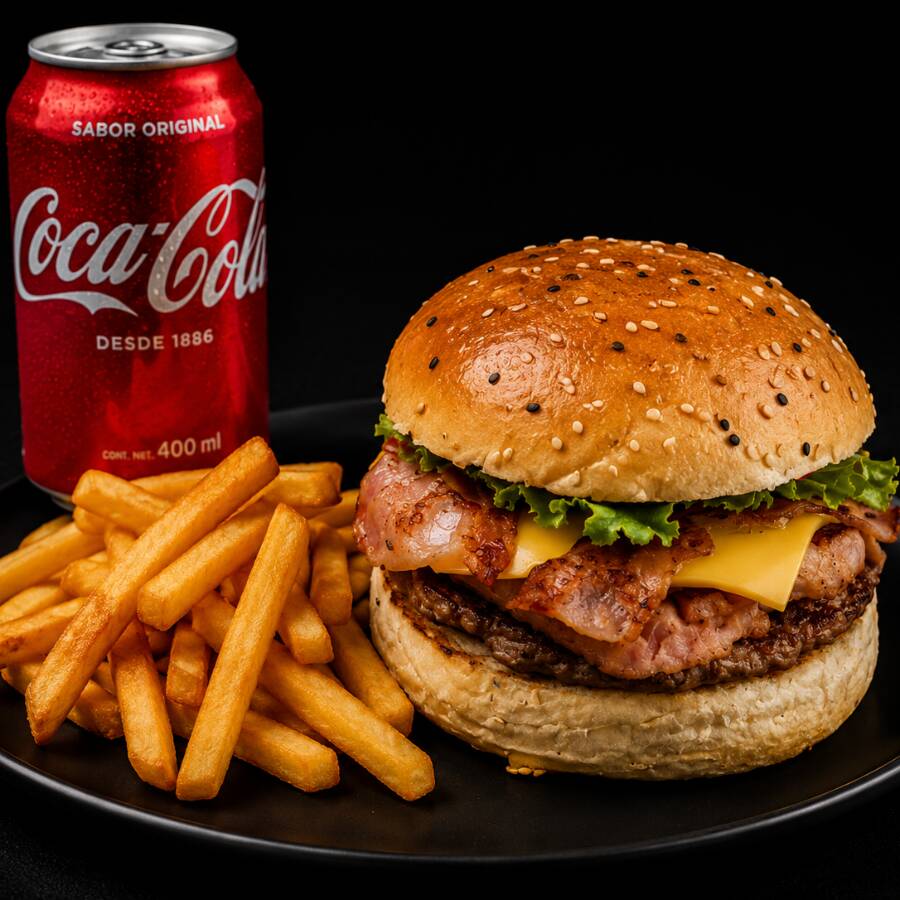 HB Argentina con Papas + Refresco Gratis 🥤🍟🍔😋
