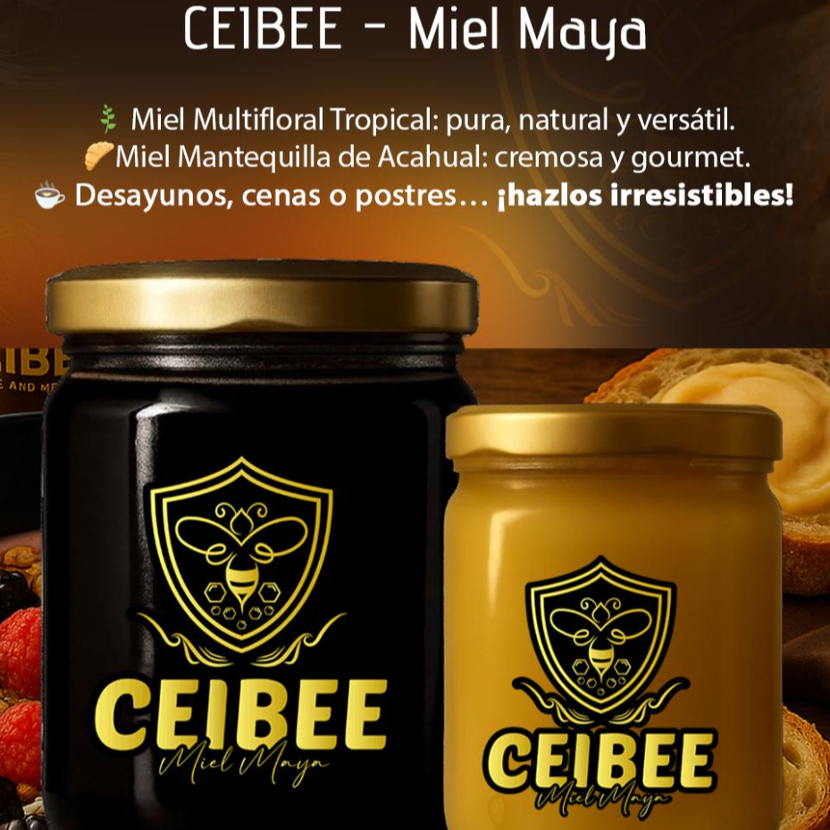 2 formas de endulzar tu día CEIBEE Miel Maya 500ml